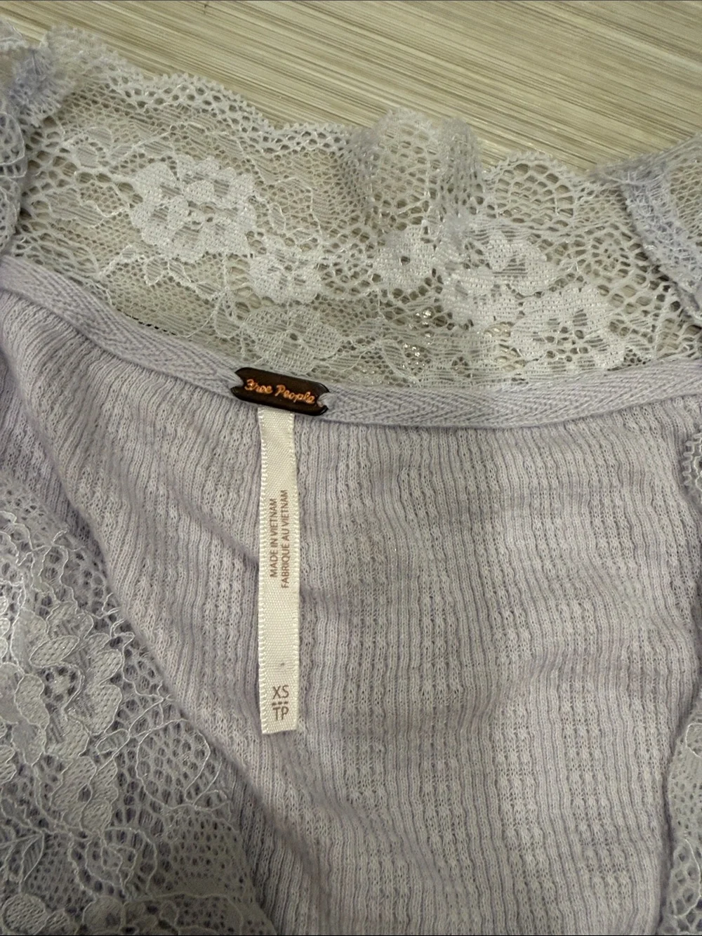 Free People Run with Me Cropped Cardigan Purple Lace